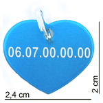 coeur medaille chat identité