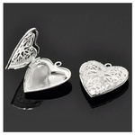 medaille coeur fleur