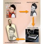 Bijou avec gravure personnalisable