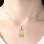Pendentif perspnnalisé gravé