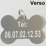 medaille personnalisée identité animal chien