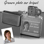 Gravure personnalisée sur briquet