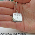 Gravure sur porte clés