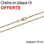chaine plaqué or