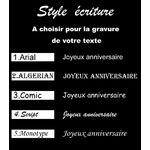 Gravure de texte