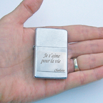 Briquet personnalisé prénom