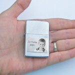 Gravure message sur briquet
