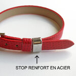 Bracelet à personnaliser rouge