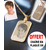 Pendentif gravé avec un message