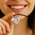 Gravure photo pendentif coeur