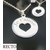 collier coeur troue