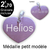 MEDAILLE PETIT COEUR violet cap