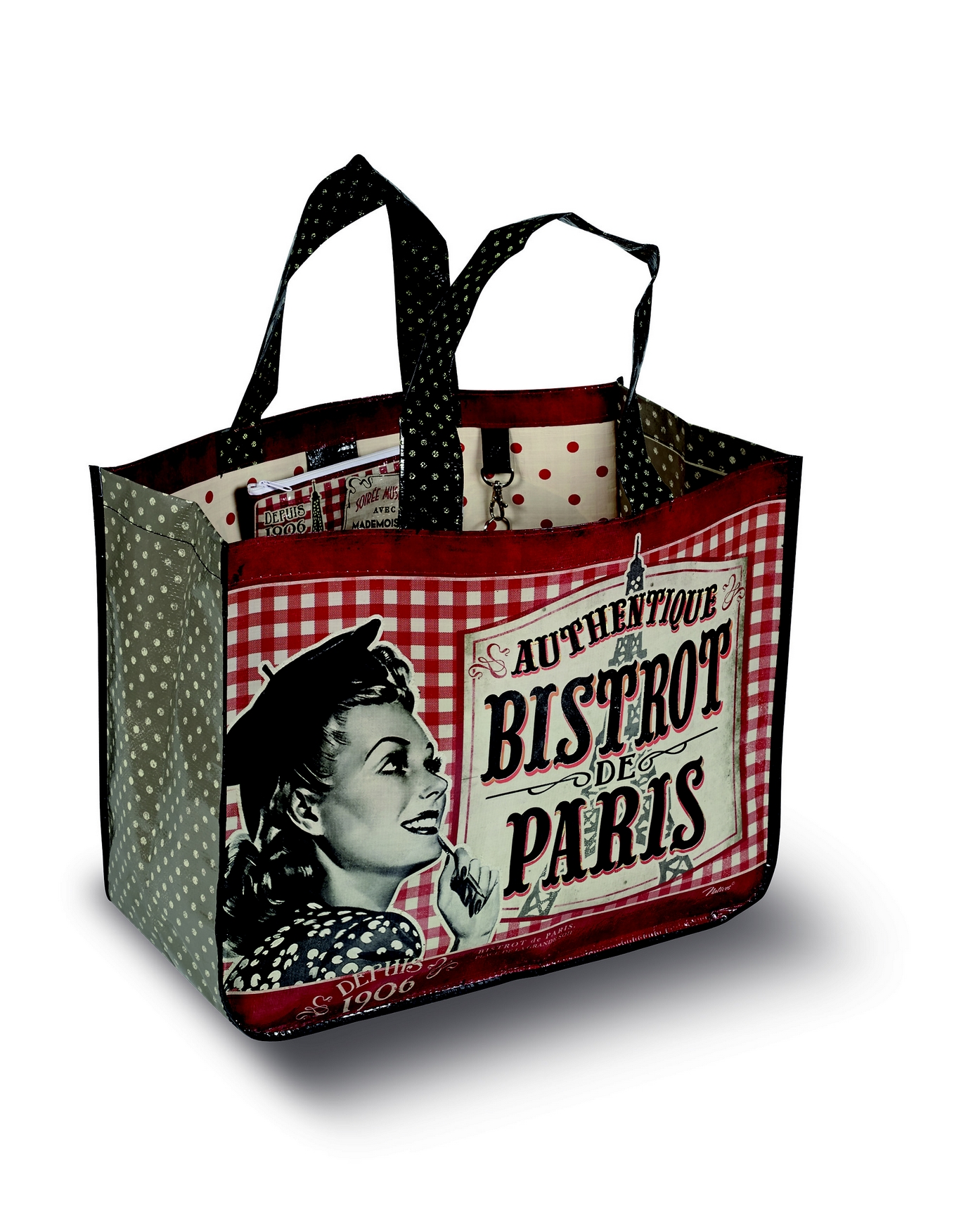 HISTOIRE DAVANT SAC CABAS BISTROT PARIS