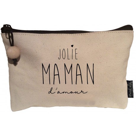 HISTOIRE_DAVANT_POCHETTE_JOLIE_MAMAN _DAMOUR_EN_COTON_ECRU_ET_SA_PERLE_DE_BOIS_MARCEL_ET_LILY