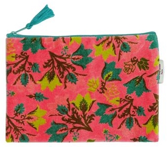 HISTOIRE D'AVANT POCHETTE VELOURS MOTIF SUZANI TAILLE MOYENNE