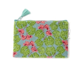 HISTOIRE DAVANT POCHETTE VELOURS PETITE CYCLAMEN SILEX