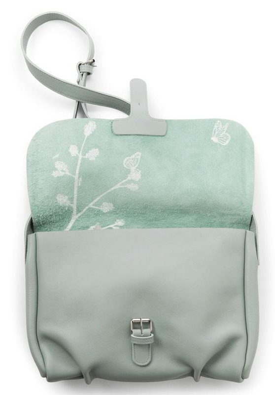 HISTOIRE DAVANT SAC KEECIE FLORA FAUNA CUIR SOUPLE VERT CLAIR DUSTY2