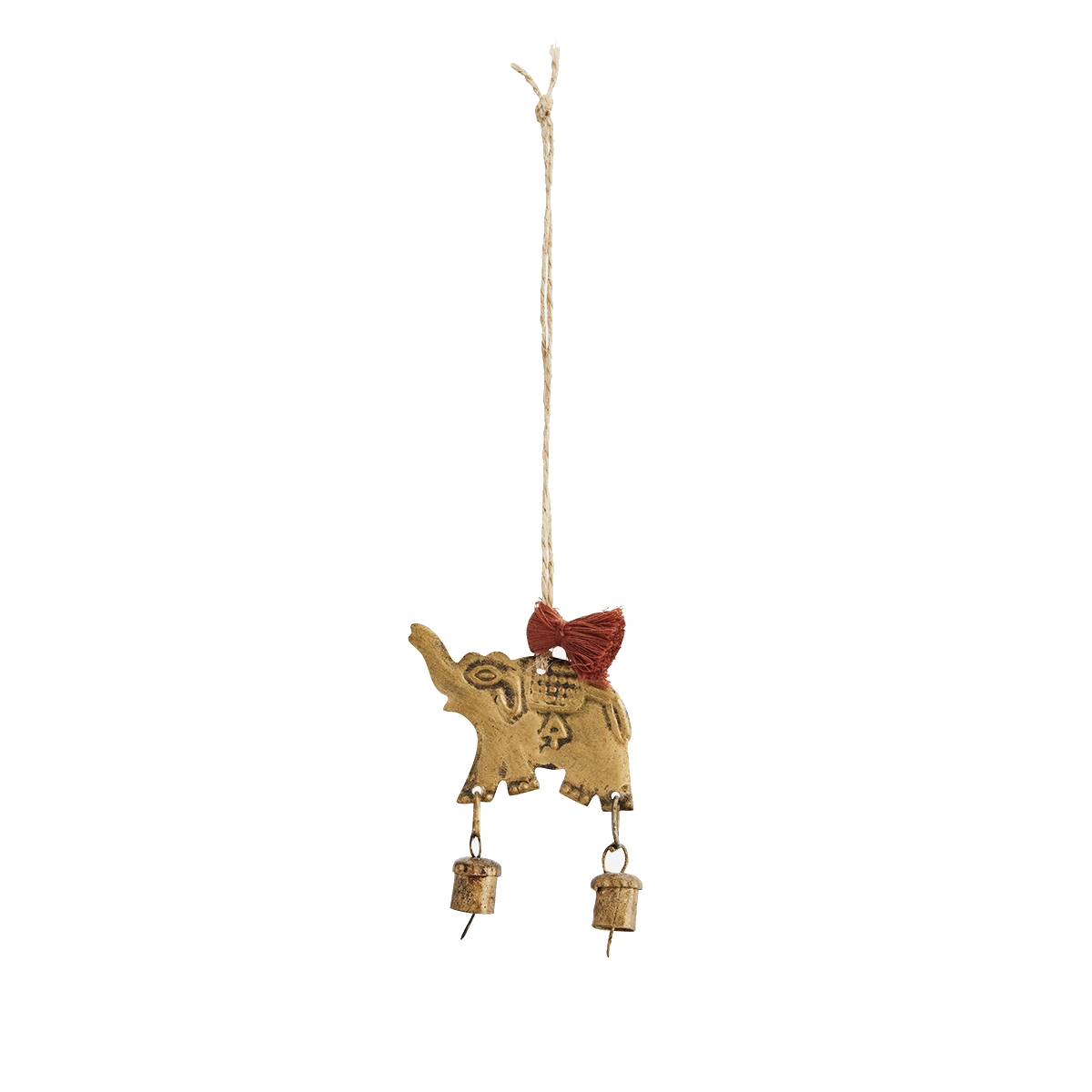 HISTOIRE DAVANT DECORATION SUSPENDUE ELEPHANT POMPONS