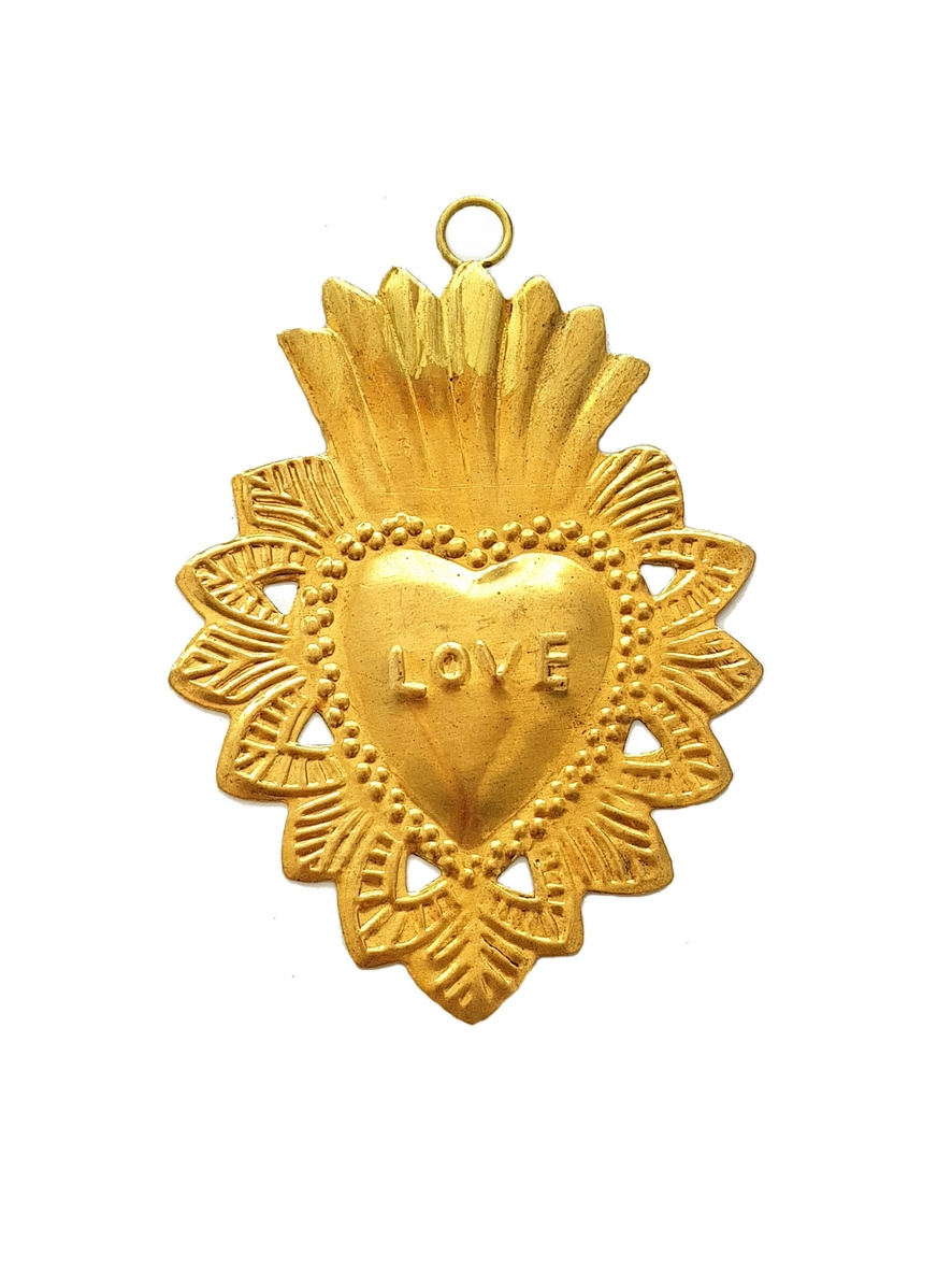 HISTOIRE DAVANT EX VOTO COEUR MAYA LOVE DORE