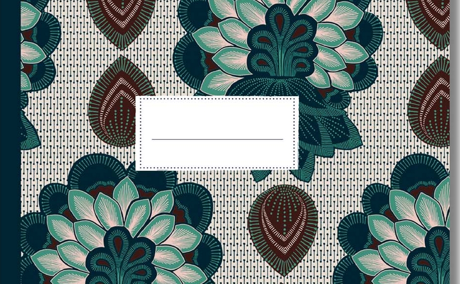 HISTOIRE DAVANT CAHIER A5 MOTIF FLEURS CANEVAS 2