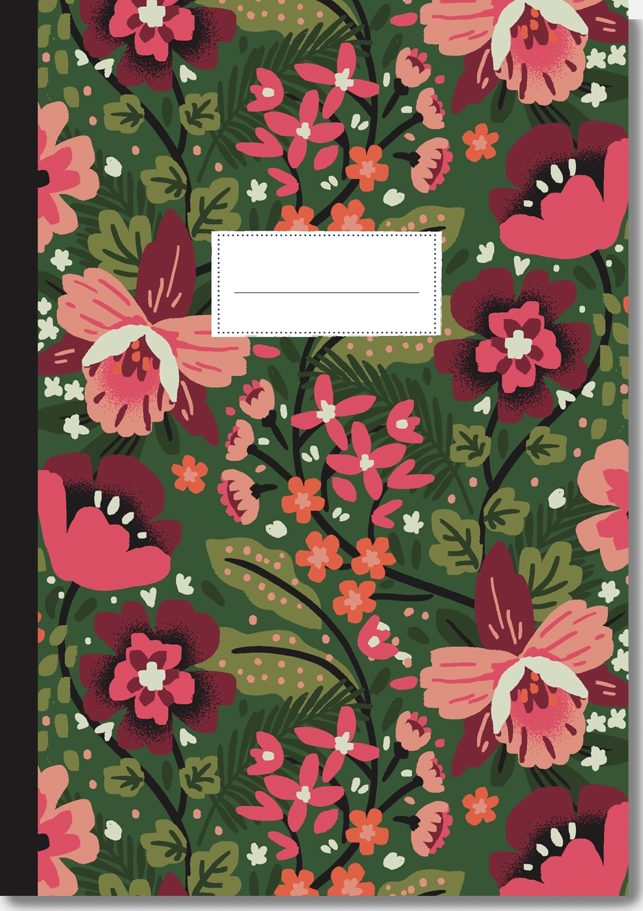 Cahier format A5 motif Rosy