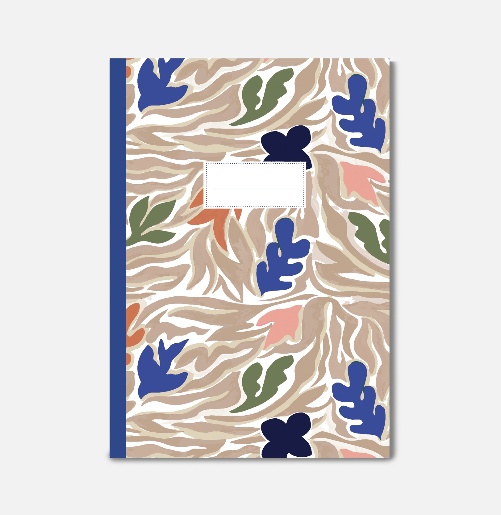 Cahier format A5 motif fleurs Matisse