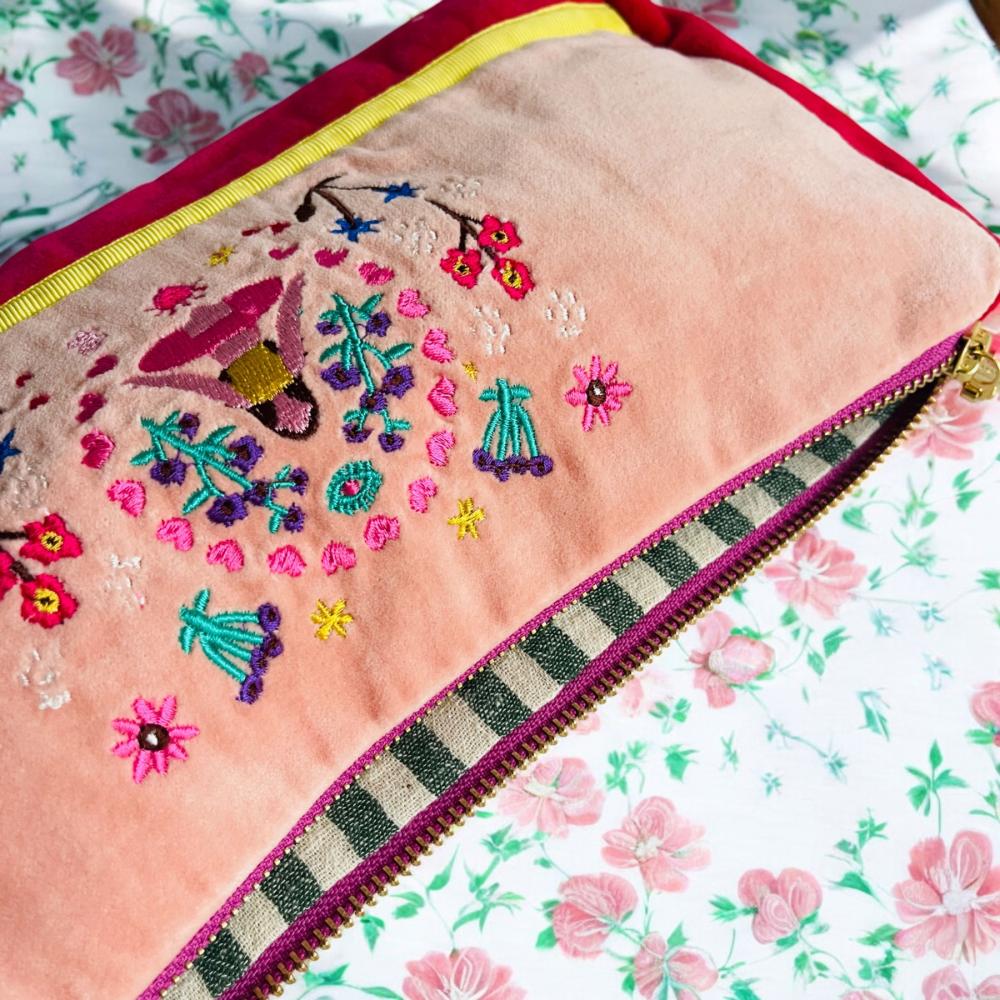Histoire-d-avant-Trousse-à-Maquillage-NOI-yoga-Flowercircle-en-Velours-Doux5