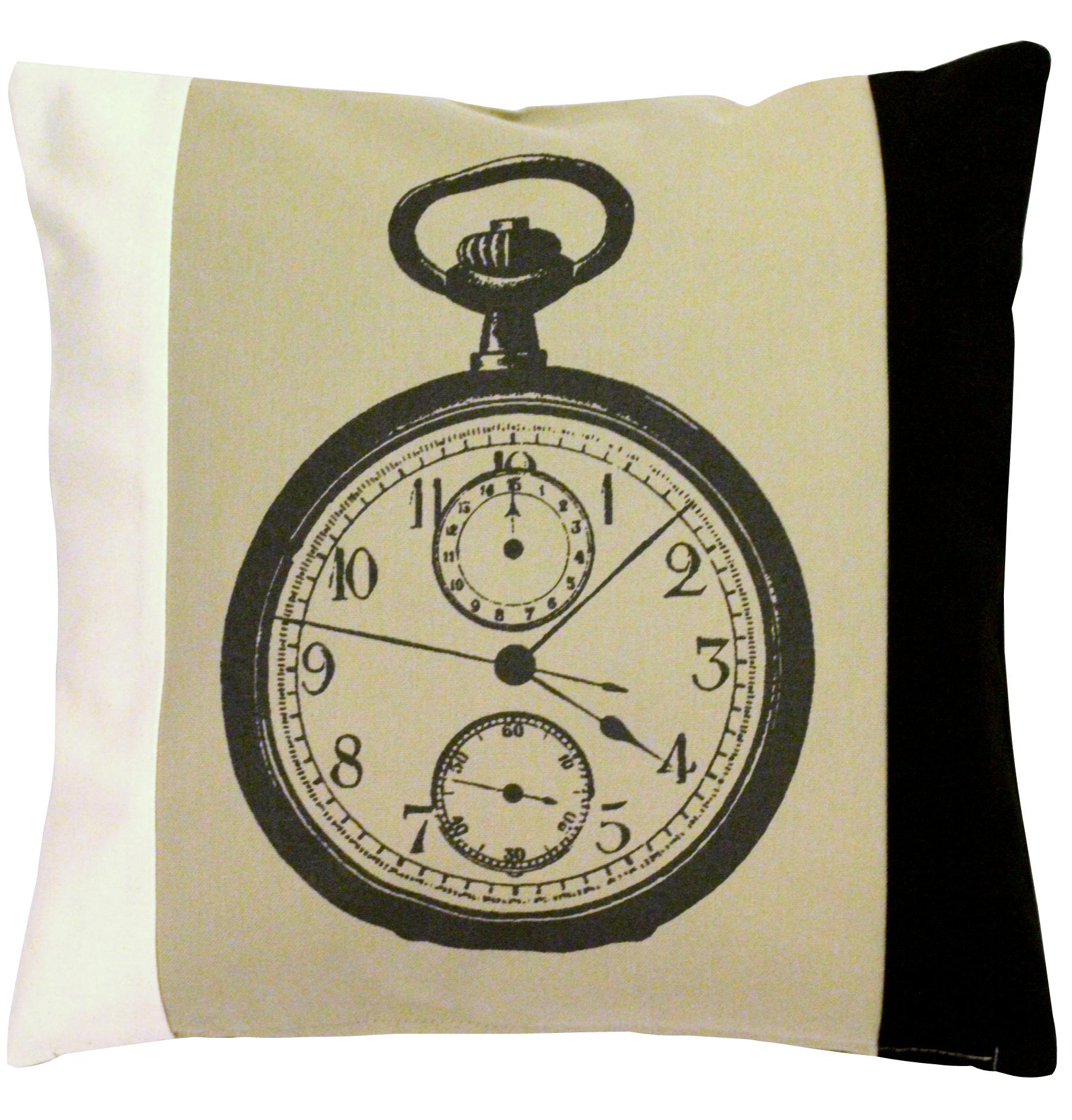 COUSSIN SERIGRAPHIE MONTRE GRIS