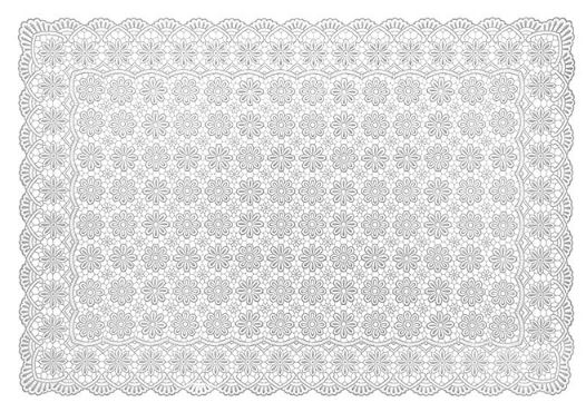 HISTOIRE DAVANT SET DE TABLE BLANC