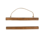 HISTOIRE DAVANT BAGUETTES SUSPENSION PORTE AFFICHE BOIS 31CMS