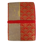 HISTOIRE DAVANT CARNET PELERIN SHANGRILA ROUGE MOTIF OISEAUX TSURU 2