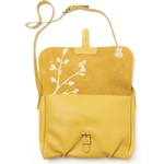 HISTOIRE DAVANT SAC KEECIE FLORA FAUNA CUIR SOUPLE JAUNE2