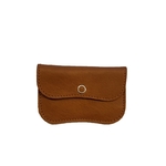 HISTOIRE DAVANT PORTE CARTE MINI ME CUIR SOUPLE COGNAC