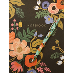 HISTOIRE DAVANT STYLO ROLLER METAL MOTIF JARDIN D EDEN NOIR RIFLE PAPER 2