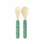 HISTOIRE DAVANT COUVERTS ENFANT MELAMINE LAPIN VERTS