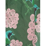 HISTOIRE DAVANT ETOLE VOILE COTON BIRD GREEN 2