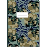 HISTOIRE DAVANT CAHIER A5 MOTIF FLEURS CAMOUFLAGES