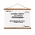 HISTOIRE DAVANT BAGUETTES SUSPENSION PORTE AFFICHE BOIS 61CMS 2