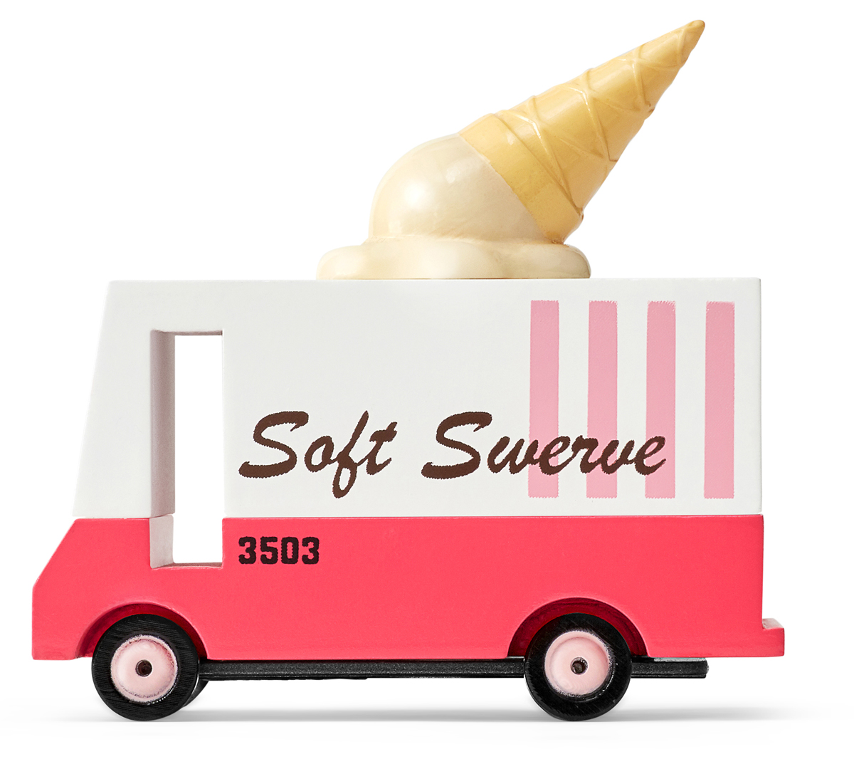 Camion de glaces en bois Candylab – Jouet rétro et éthique pour enfants