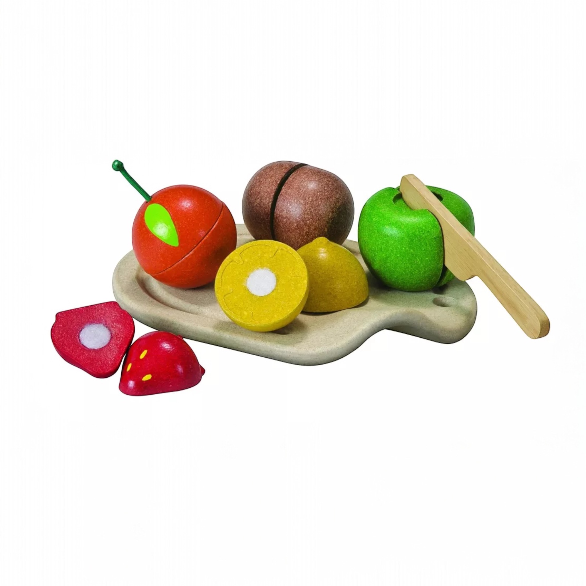 Fruits à découper en bois Plan Toys