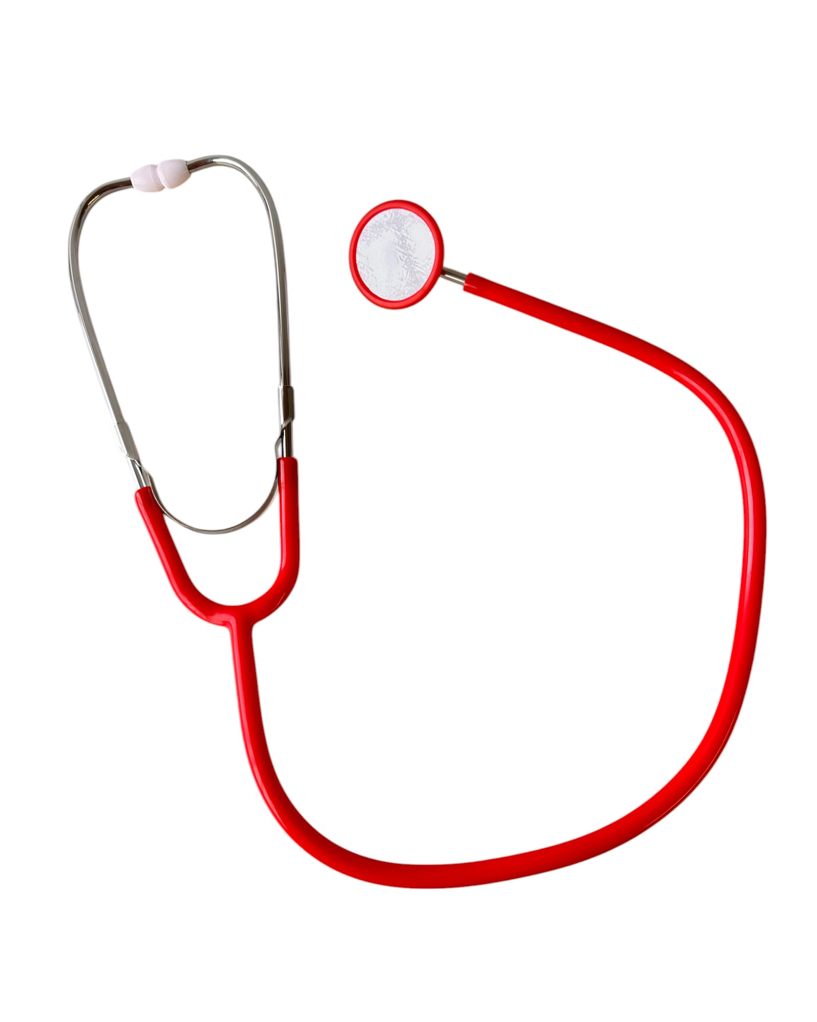 Stéthoscope réaliste en métal pour enfant – Découverte du corps et jeux éducatifs