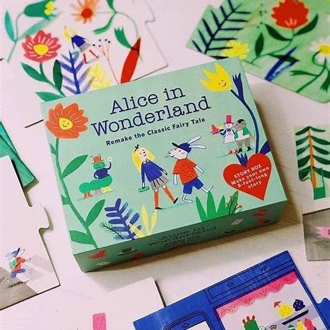Coffret Alice au Pays des Merveilles - Puzzle réversible 20 pièces