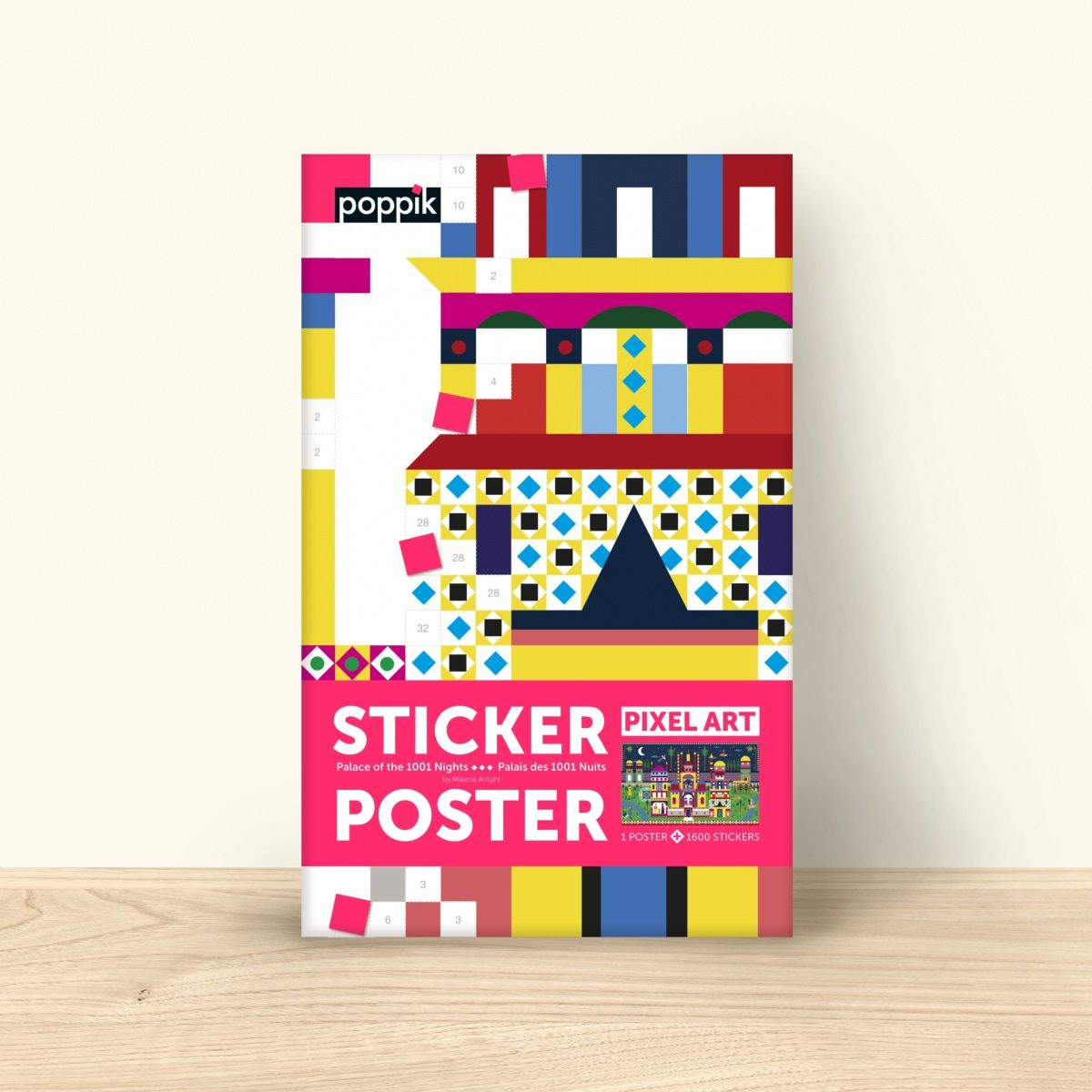 Poster mosaïque stickers Palace des mille et une nuits – Poppik