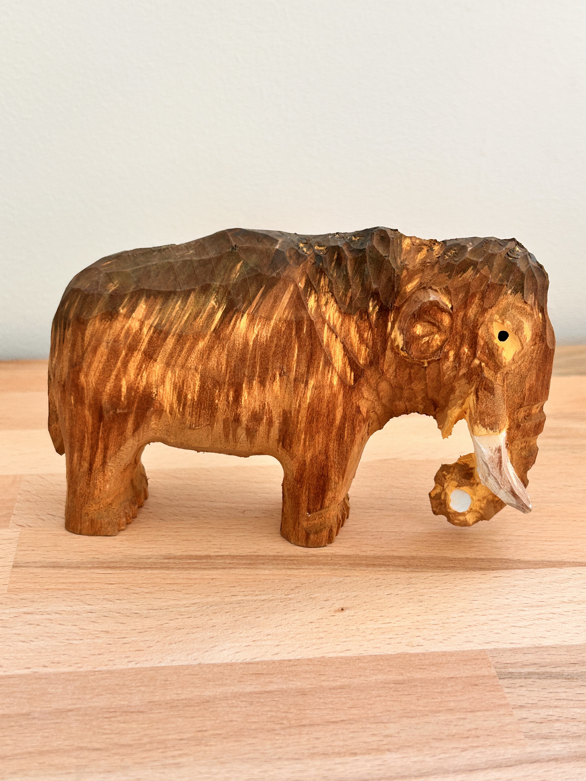 Mammouth en bois – Figurine réaliste Wudimals