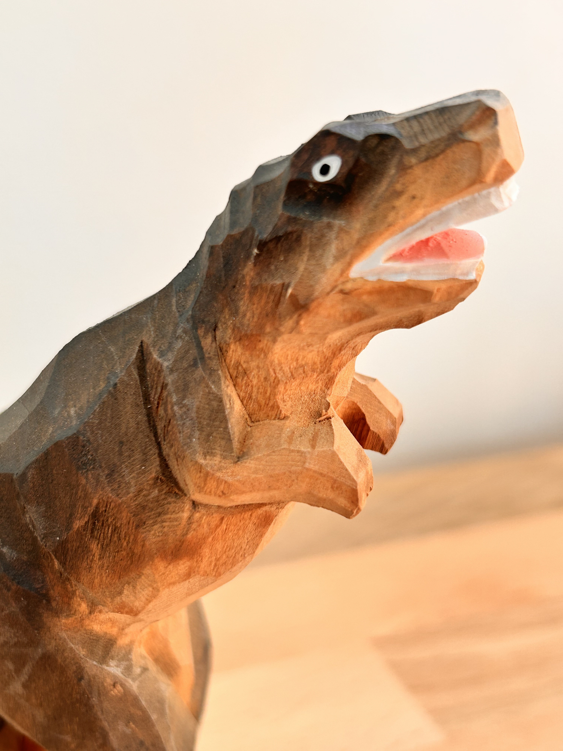 Tyrannosaure Rex en bois – dinosaure - Figurine réaliste Wudimals