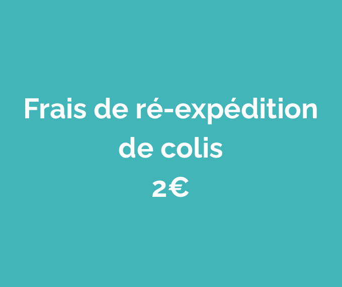 Frais de ré-expédition de colis