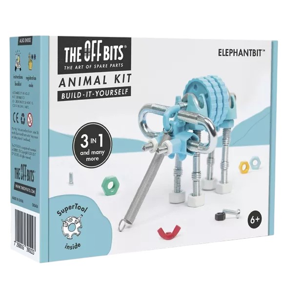Éléphant à construire – Kit Elephant Bit The Offbits – Jeu de construction créatif dès 6 ans