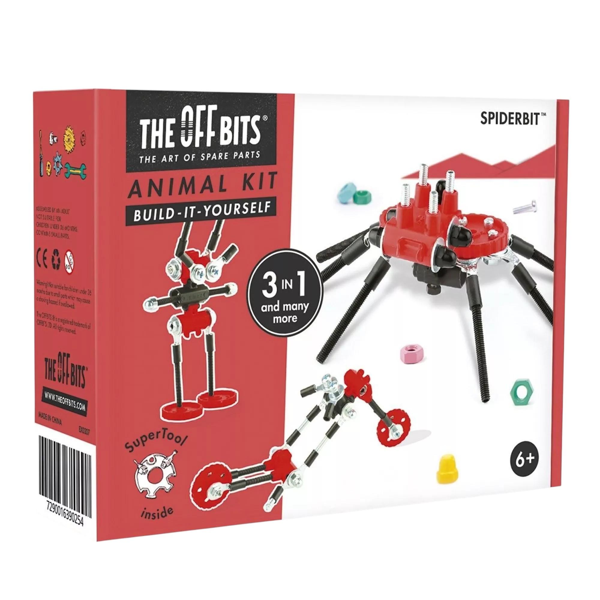 Robot araignée à construire – Kit SpiderBit – The OffBits avec SuperTool