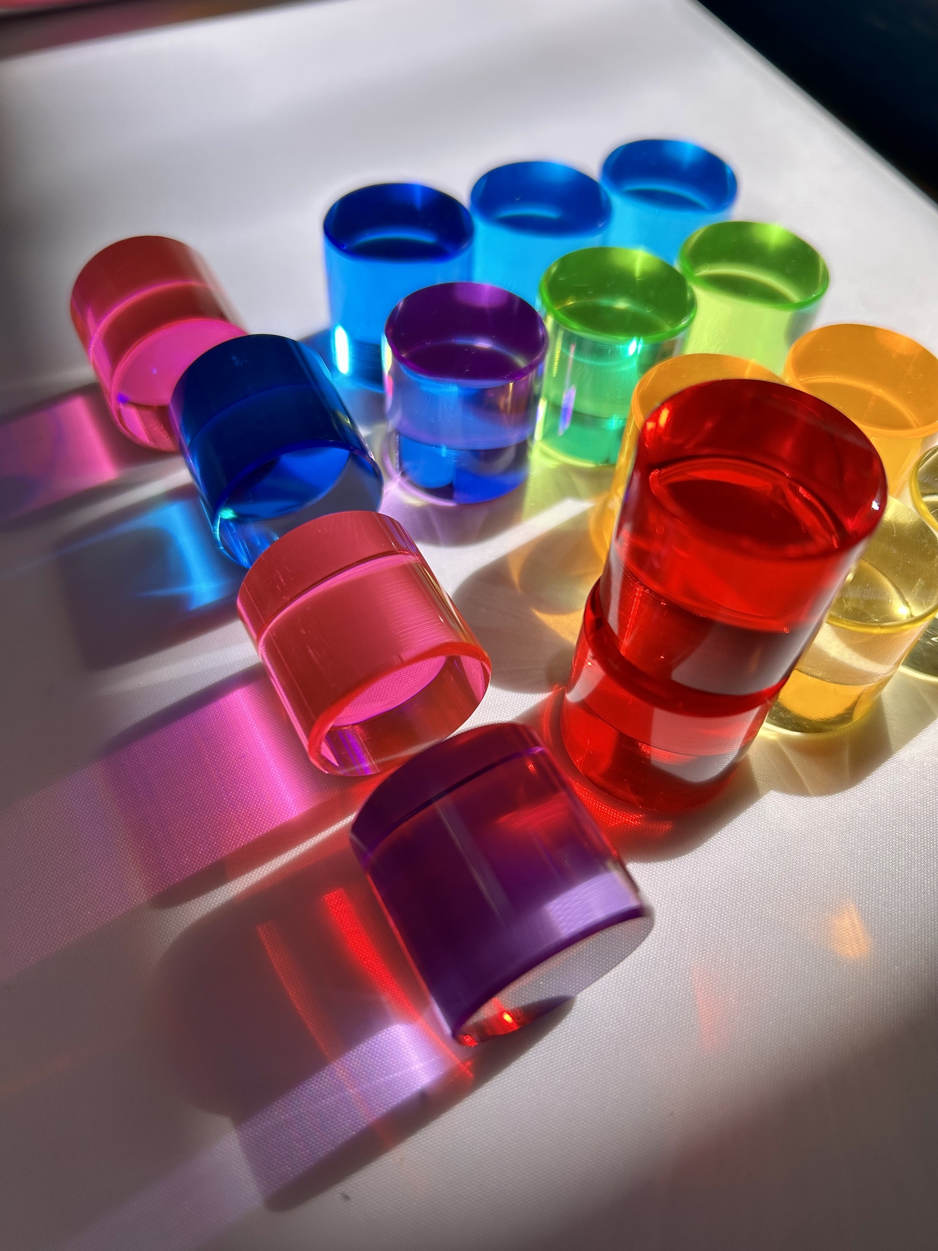 BAUSPIEL CYLINDRES TRANSLUCIDES 8