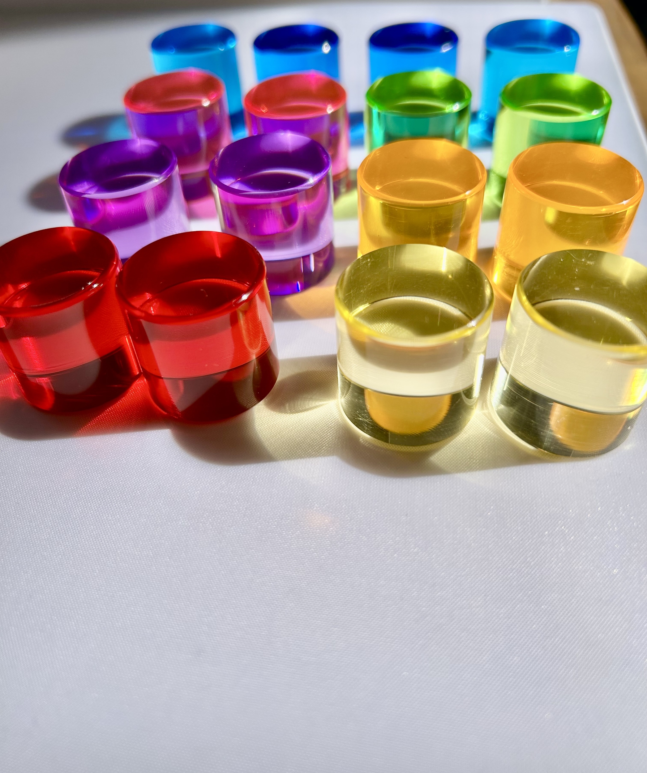 BAUSPIEL CYLINDRES TRANSLUCIDES 6